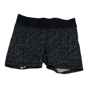 Athletic Shorts By Lululemon In Black & Grey, Size: 4