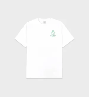 Crown Logo T-Shirt - White/Verde