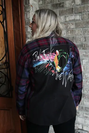 Pink Floyd Band Tee Flannel