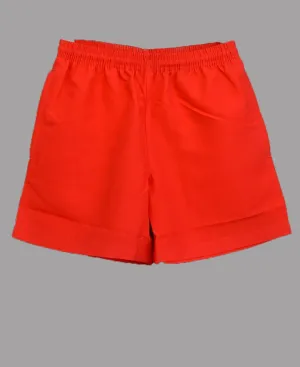 Shorts - Red Microfibre